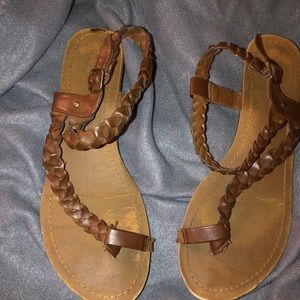 Braided sandals